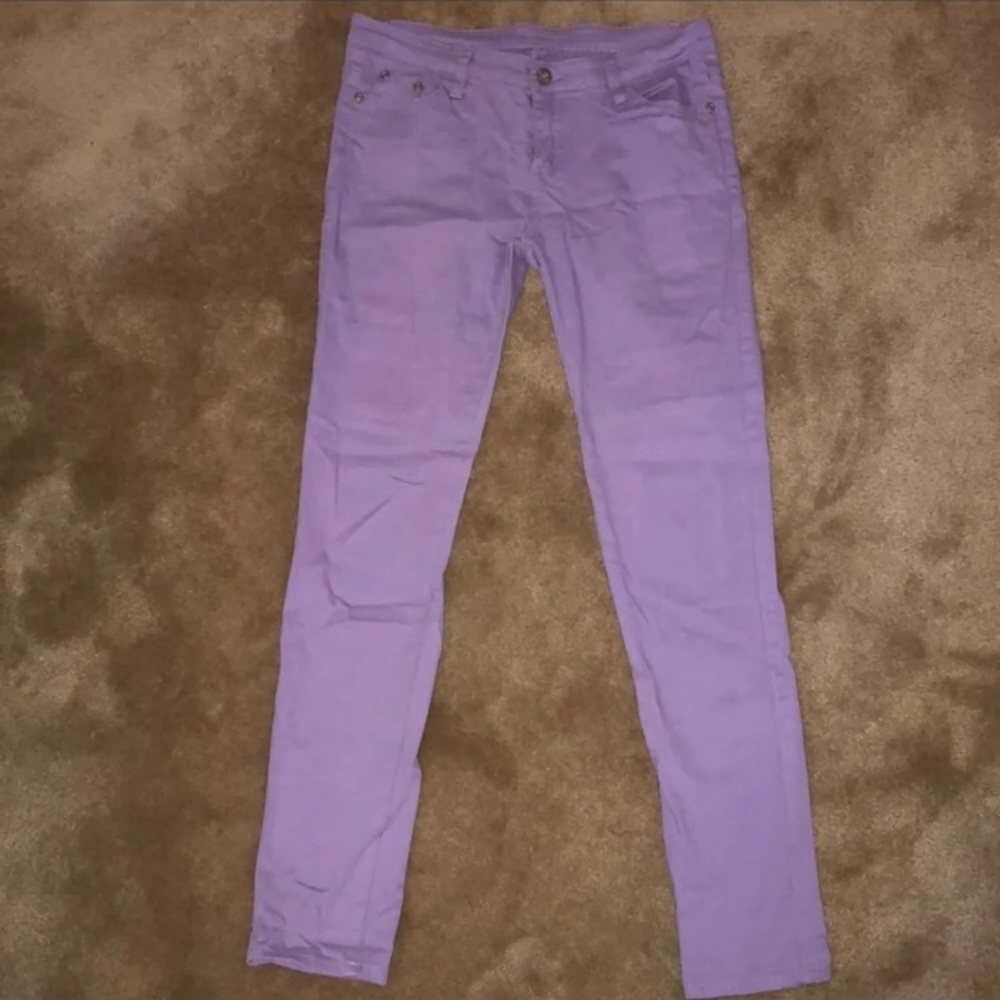 Purple Skinny Jeans